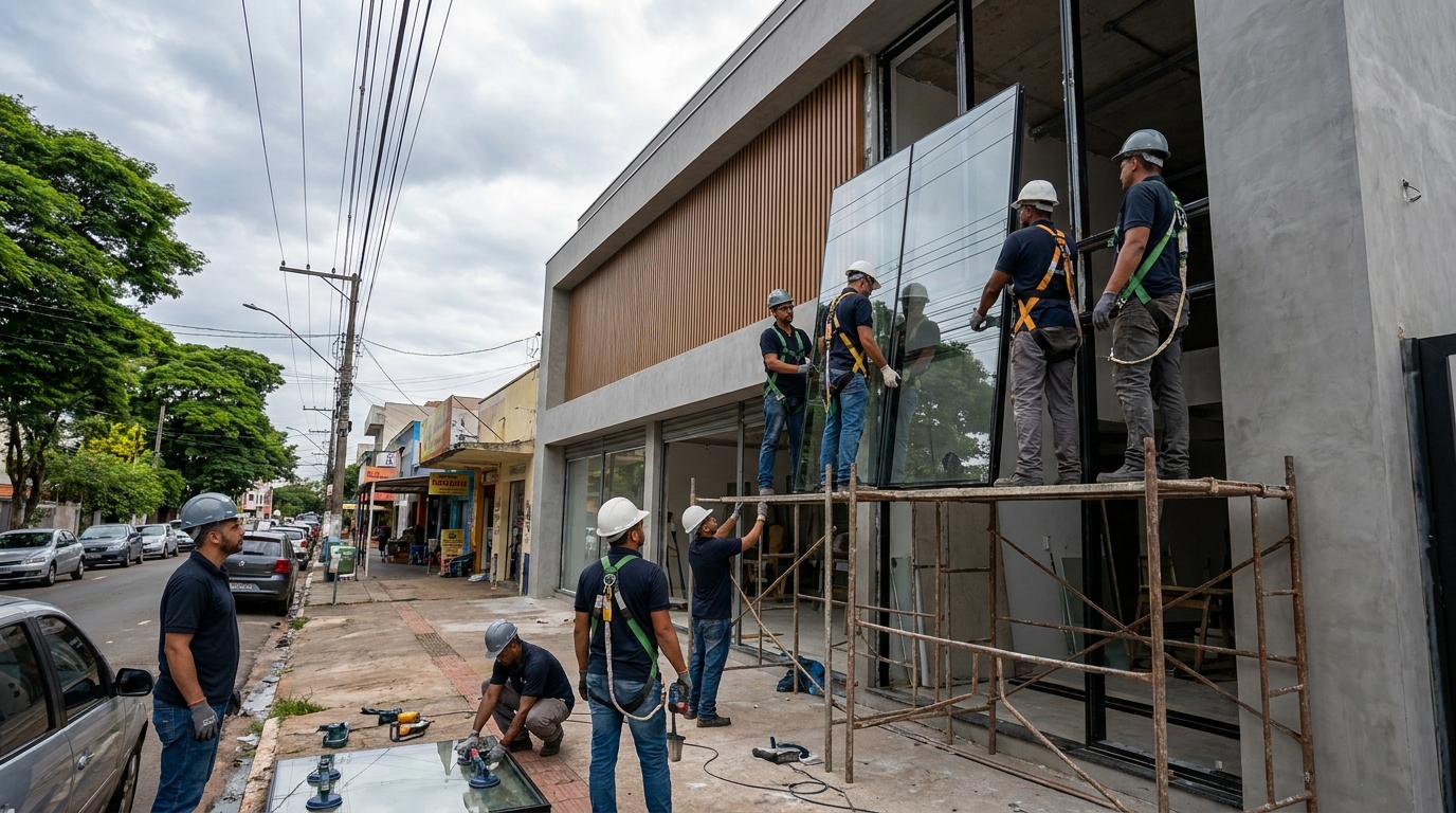 Fachada de Vidro em Petrolina‑PE