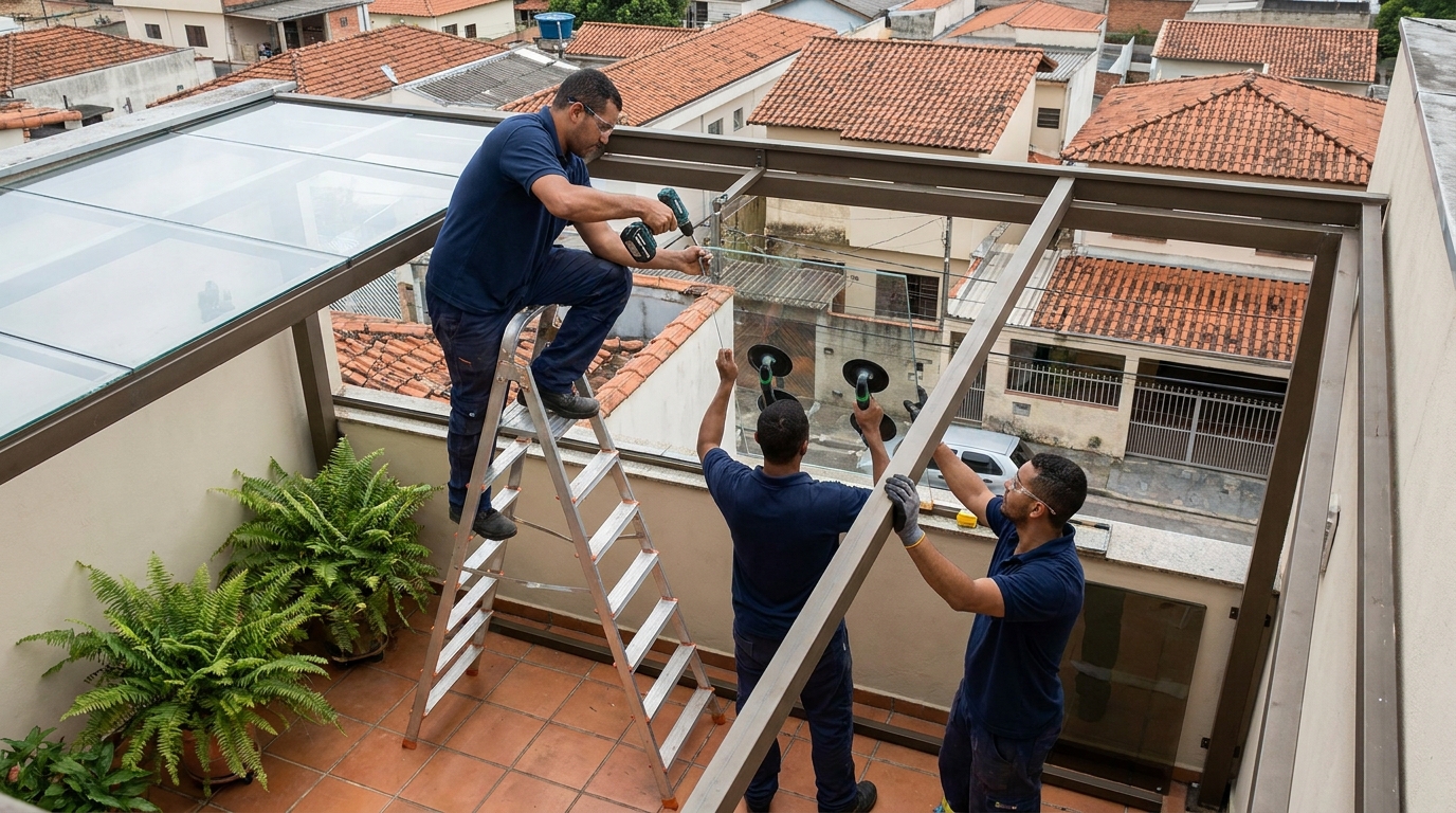 Cobertura de Vidro em Petrolina‑PE